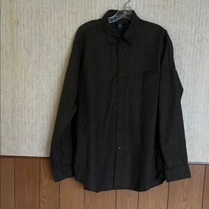 Brooks Brothers 346 Men’s Micro Gingham Button‎ Down Shirt Size L 100% Cotton